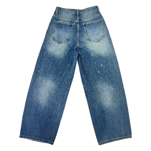 <span class=keywords><strong>Jeans</strong></span> a Zampa d'Elefante da Donna a Vita Alta, Vintage Lavato, Versatili, Casual, in Denim, alla Moda, Slim, Stile Streetwear - Product Image 4