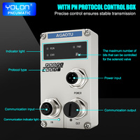 Katup Solenoid Pneumatik Kontrol Gas Seri YOLON 4V210-08, Pulau Katup Terintegrasi EtherCAT CAN Open IO Link Protocol OEM