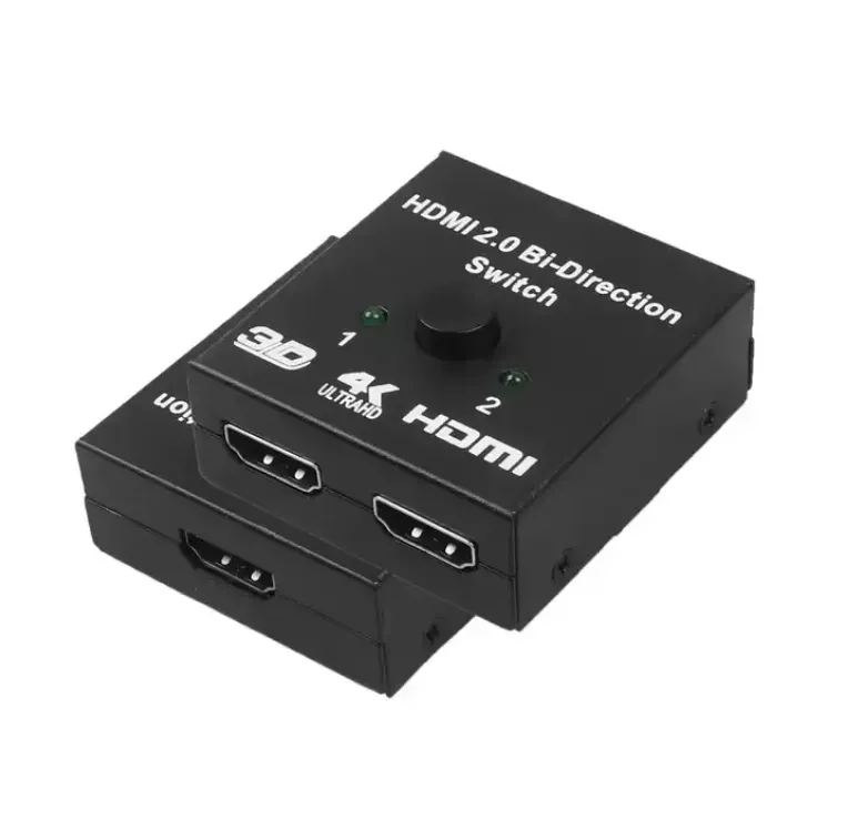 스위치 HDMI 분배기 4K 60hz 2x1 또는 1x2 HDMI 전환기 HDTV DVD 위성 DLP LCD HDMI 2.0 양방향 스위치 분배기