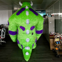 Disfraces de Halloween de monstruo lindo hecho a medida adulto gigante Unisex 2m/2,6 m Monster Inc mascota disfraces traje ropa