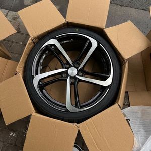 Roues en forme de flux de style lame personnalisées 18 19 pouces 5x112 5x114.3 5x120 Euro Sport Mesh pour VW CC Lamando Passat S - Product Image 3