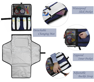 Voyage Softy bébé couche matelas à <span class=keywords><strong>langer</strong></span> <span class=keywords><strong>couverture</strong></span> en polyester imperméable pour bébé pratique et confortable - Product Image 4