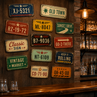 Plaque murale en métal rétro OEM ODM, personnalisée avec citation de Noël, pour décoration murale commerciale de pub et de fêtes