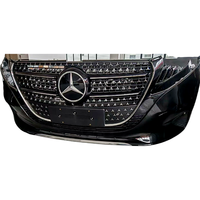 Pare-chocs de voiture avec grille et lampe LED pour Mercedes Benz Classe V Vito 2019+ W447, mise à niveau au style W448 avec phare LED