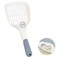Grande pelle à litière pour chat avec manche long ergonomique, pelle à litière pour chat avec manche long ergonomique, tête de pelle incurvée