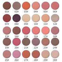 Vente en gros de fards à paupières en poudre minérale multicolores de 26 mm, à base de perles, mates, scintillantes, à haute pigmentation, remplaçables, pour le bricolage