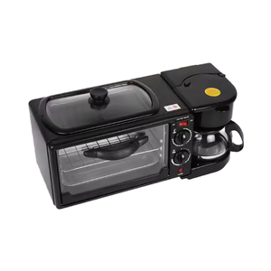 Máquina de <span class=keywords><strong>Desayuno</strong></span> Multifuncional 3 en 1 <span class=keywords><strong>con</strong></span> Horno, Sartén y Cafetera de Plástico para Uso Doméstico - Product Image 1