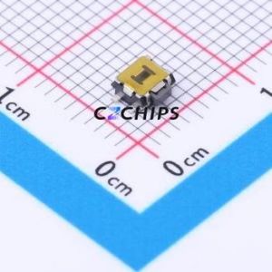TSC4A 160gf-WZ 016 Tactile Switch SMD Switch Single Pole Single Throw Rectangle Button 1.6N Horizontal Mount - Product Image 1