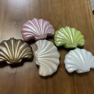 Bolso bandolera de moda para mujer, bolso de mano con cadena para el hombro, Concha acrílica para fiesta nocturna - Product Image 1