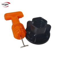 Kit de système de nivellement de carreaux modernes Entretoises de nivellement de carreaux Goupilles en acier remplaçables pour l'installation de carreaux de céramique Durable Facile
