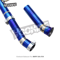 Système d'échappement Catback Valvetronic pour BMW 320i/328i/330i F30/F35 N20/B48 2.0T 2012-2020, échappement sport en titane