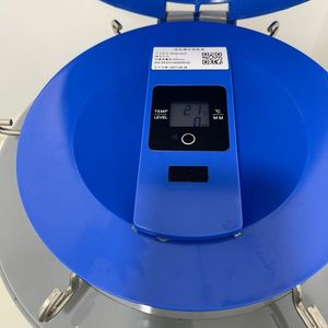 Capuchon de verrouillage de sécurité réservoir de stockage cryogénique d'azote YDS-10-125 10L petit vide en aluminium liquide d'azote sperme Dewar - Product Image 5