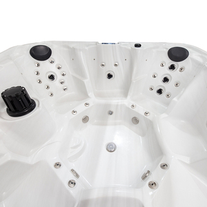 Bañera de Relajación Eficiente para 2 Personas, Estructura Estable, <span class=keywords><strong>Spa</strong></span>, Jacuzzi para Jardín, Patio, Terraza, Tiempo de Ocio - Product Image 2