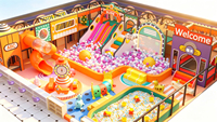Équipements de jeux intérieurs commerciaux populaires pour enfants : trampolines, grands toboggans, jeux interactifs avec conception gratuite