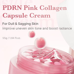 Private Label Leichte Feuchtigkeitsspendende Gesichtscreme Hautpflege mit <span class=keywords><strong>Vitamin</strong></span> <span class=keywords><strong>C</strong></span>, Lachs-DNA und Kollagen in Rosa Kapselform - Product Image 2