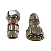 Connecteur coaxial en laiton en gros Mini DIN 4.3-10-J3/8S, connecteur mâle 4.3-10 pour câble flexible 3/8 4.310