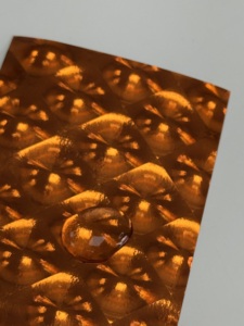 <span class=keywords><strong>Film</strong></span> de lamination métallique 3D effet œil de chat, gaufré, étanche, scintillant, multicolore, BOPP souple, à bas prix, pour usage médical/alimentaire - Product Image 3