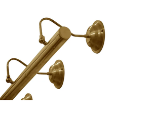 Vintage Solid Brass Picture <b>Light</b> Mid Century Modern Picture <b>Light</b> Raw Brass <b>Wall</b> Lamp Gallery Picture <b>Light</b> Painting Display - Product Image 6