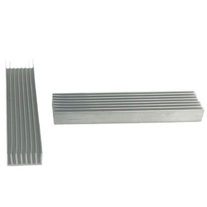 แผ่นระบายความร้อนอะลูมิเนียมโปรไฟล์ 20x10x100 มม. ผลิตด้วยเครื่อง CNC สำหรับไฟ LED ผลิตที่ฝอซาน สีเทาอะโนไดซ์ - Product Image 3