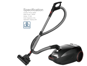 Aspiradora de Depósito Súper Silenciosa con Bolsa Ecológica para el Hogar y Hoteles, Función Seca, Fuente de Alimentación Eléctrica, Bajo Nivel de Ruido 59dB - Product Image 2