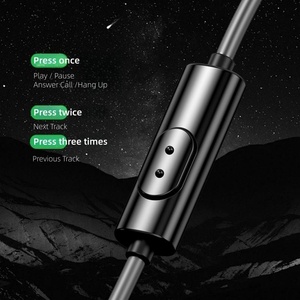 หูฟังแบบมีสายคุณภาพสูง Type-C แบบครึ่งในหู Hi-Fi ชิปเซ็ต JL ใช้งานร่วมกับสมาร์ทโฟนได้ เหมาะสำหรับเล่นกีฬา ฟังเพลง - Product Image 2