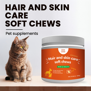 Voeding Omega Zalmolie Doordrenkt Zacht Kauwt Visolie Omega 3 Traktaties Voor Hondenhuid En Vacht Huisdier Gezondheidszorg & Supplementen - Product Image 3