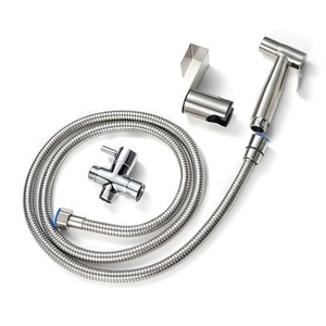 Ensemble de pulvérisateur de bidet de toilette de haute qualité 304 pulvérisateur de toilette de bidet à main en acier inoxydable pour la salle de bain propre