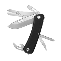 Nouveau Lancement Outils Compacts Premium pour l'Extérieur Couteau Multifonctionnel avec Manche en G10 pour le Camping la Survie la Randonnée avec Ciseaux