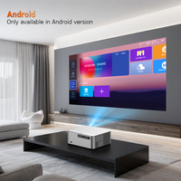 Proyector Portátil P7 con el Mejor WiFi 5G para USB, 4K 1080P, Profesional, de Techo, Android, para Luz Diurna, 800 Lúmenes, HIFI Estéreo