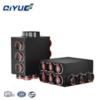 Boîtier de distribution d'air et dispositif de raccordement d'air frais pour systèmes de ventilation CVC, fonction de réduction du bruit et d'insonorisation