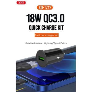 ที่ชาร์จแบตเตอรี่ในรถยนต์ USB Type C 18W 5 9 12V 3 2 1.5A พร้อมสายชาร์จ - Product Image 3