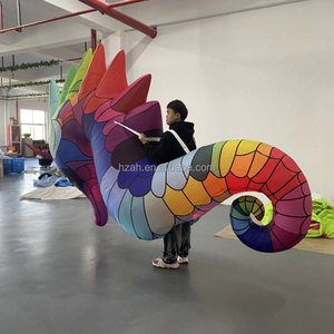 Khổng lồ khổng lồ lớn đi bộ trang phục chiếu sáng <span class=keywords><strong>hippocampus</strong></span> con rối <span class=keywords><strong>Inflatable</strong></span> cho diễu hành hiệu suất - Product Image 6