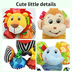 Juguete de sonajero para bebé, elefante de peluche suave, juguete para colgar en la cuna, mordedor de animales, juguete educativo temprano para bebés - Product Image 3