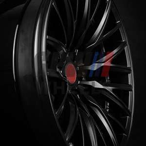 Multi <b>Spoke</b> Three Piece Forged Alloy <b>Wheel</b> With Hub Center Cap Custom Surface Treatment Universal Fit Aftermarket Rim - Product Image 2
