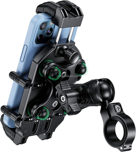 Soporte Universal para Teléfono de Bicicleta Kewig ODM, Amortiguador de Impactos, Impermeable y con Rotación de 360 Grados °   Soporte Giratorio de Aleación de Aluminio para Teléfono Móvil para Montar en Bicicleta - Product Image 3