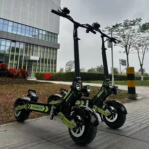 Drop Shipping 60V 6000W Dual Drive 80 Km/H veloce E Scooter 50mph 11 pollici ad alta velocità due ruote adulto Scooter elettrico con sedile