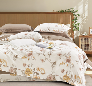 Copripiumino stampato Drap De Lit En Coton En Gros Queen King Size 200TC Set lenzuolo - Product Image 3