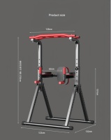 Tour de musculation pliable multifonction réglable avec barre de traction et station de dips, équipement d'entraînement de force de haute qualité en carbone