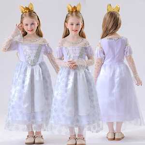 Nouveau Halloween jeu de rôle robe de princesse blanche Alice Costume fille robe de neige <span class=keywords><strong>reine</strong></span> Animation scène Costume Cosplay - Product Image 6