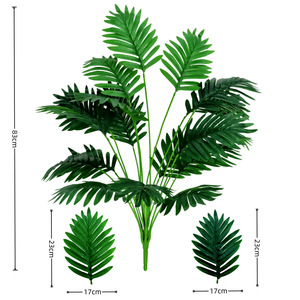 Artificial Green Plants Bouquet 30cm-100cm Plastic <b>Tape</b> Office <b>Decoration</b> Outdoor Garden Home <b>Decor</b> - Product Image 2