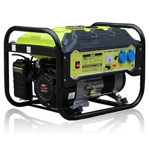 Taizhou Jc 3000W Draagbare Benzinemotor Generator 4-takt Terugslag/Sleutel Start Benzine Stroomgenerator