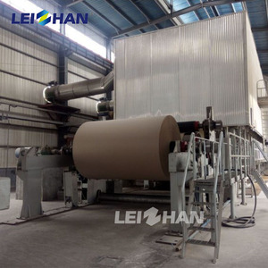 Nhà máy Jumbo CuộN fluting sóng giấy dây chuyền sản xuất fourdrinier Duplex giấy máy làm - Product Image 1