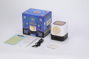 Muslim Gift <strong>Quran</strong> <strong>Cube</strong> MQ-112 Touch Lamp Speaker With Remote Control - Product Image 2