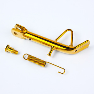 Repuestos para Motocicletas, Soporte Lateral Personalizado de Acero Inoxidable 304 con Acabado Iridiscente en Titanio Quemado - Product Image 4