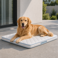 Morgen-Outdoor-Haustiermatte für große Hunde: 8 cm oder 11 cm, geschichtete Stützstruktur, modernes Garten-Ruhebett