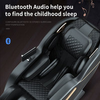 Fauteuil de massage électrique de luxe 4D SL Track Zero Gravity AI Shiatsu inclinable en cuir, hauteur réglable, dernière version, stock UE
