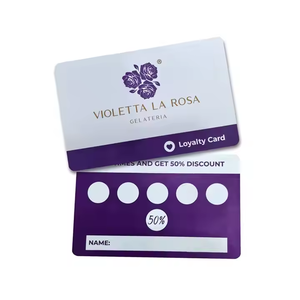 ที่ประทับบัตรความภักดีของลูกค้าพลาสติกพีวีซีกันน้ำมีจุดสั่งทำโลโก้ได้ตามต้องการ - Product Image 3