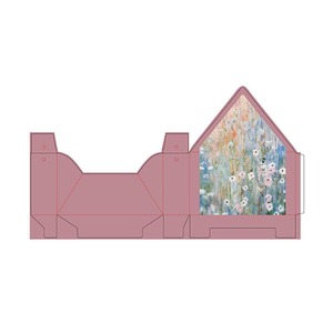 Scatola per Fiori Stile Instagram, Confezione per Lettera d'Amore, <span class=keywords><strong>Cartone</strong></span> Bianco Fai-da-Te per San Valentino - Product Image 3