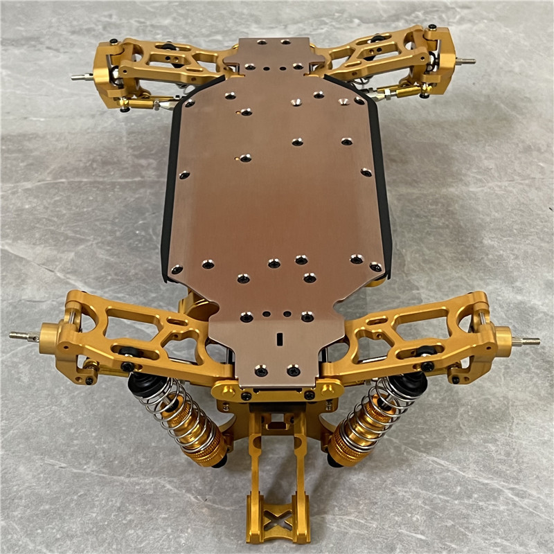 Dilwe RC Hinterradwellenschalen Aus Aluminiumlegierung – Für 1/16 RC-Autos, Ca. 34 Mm, 2 Stück Inkl. Muttern