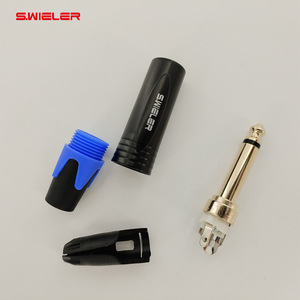 Câble audio <span class=keywords><strong>mono</strong></span> plaqué or <span class=keywords><strong>Jack</strong></span> TS 6,35 mm à 6,35 mm coudé à 90 degrés, fil de cuivre nu, prix usine - Product Image 6